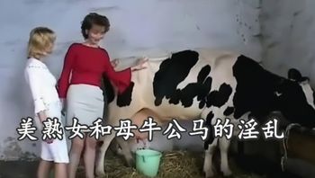 【人兽杂交】精品推荐女同熟女和公马母牛的淫乱